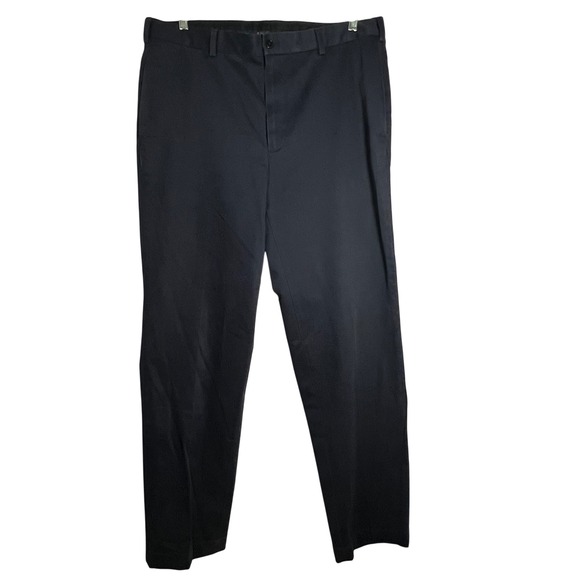 Brooks Brothers Advantage Chino Clark Pants Mens 38x34 Navy Cotton Dress Casual - Picture 6 of 7